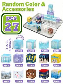 MINKOJA - SELECTS 27PCS Iron Box Magnetic Block,Magnetic Blocks,Creative Games,Children Toys,Easter,Easter Gift,Childen's Day,Travel Toys,Magnetic Blocks,Building Blocks,Kids Magnetic Building Block Toys - color - View 8