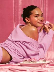 GLOWMODE 情人节暖心闪耀印花牢固抓力全天固定大号发夹健身房锻炼工作室派对约会日常休闲佩戴 - 深棕色 - 查看 6