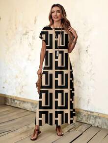 EMERY ROSE Vestido de verano para mujer de estilo minimalista y versátil - Multicolor - Ver 4