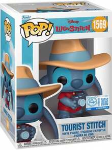 Funko POP! Vinyl Figure, Lilo & Stitch Stitch Tourist Stitch With Camera & Hat, Window Box Display, No. 1569, Gift For Fans - 1PC - View 6