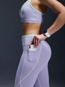 Powerista Women's Casual Versatile Daily Outdoor Skinny Leggings - Purple - View 7