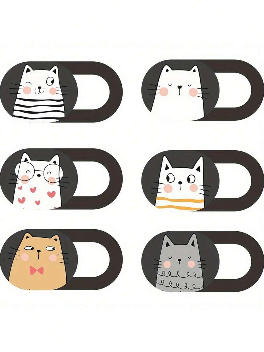 Bộ 3 miếng dán che camera laptop dễ thương, phụ kiện laptop, miếng dán che webcam, miếng dán che camera điện thoại và máy tính, miếng dán bảo mật webcam, miếng dán che camera chống nước, chống sốc, chống rơi, chống trầy xước, chống bám vân tay, che phủ toàn diện - Nhiều màu - Xem 1