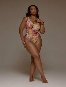 MUSERA 大码印花泳衣，春夏可爱优雅沙滩性感泳装，Casa Calypso - 彩色 - 查看 3