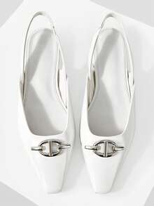 Mnmlis Women Flats - White - View 2