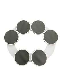 360° Rotating Slouchy Susan Turntable - Adjustable & Expandable, Suitable For Rectangular Dining Tables, Ideal For Kitchen & Dining Room, Easy Assembly, White/Black - Multicolor - View 19
