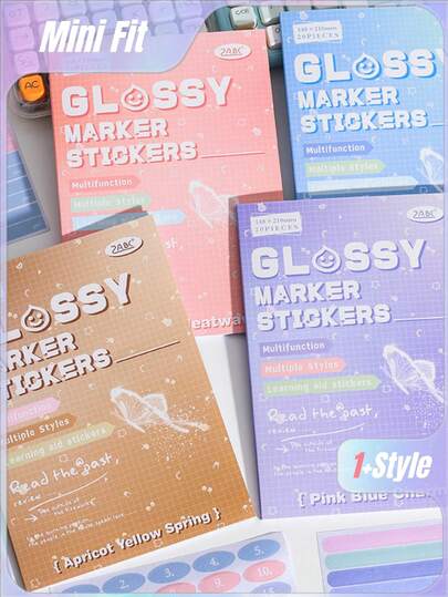 1 Pc Colorful And Cute Sticky Notes, Sticky Notes For Notebooks, Journals, And Index Stickers.