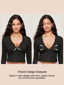 LUVLETTE 可重复使用自粘式无肩带无痕硅胶提拉文胸，附赠乳贴，旅行必备，青铜色乳贴 - 銅色 - 查看 4