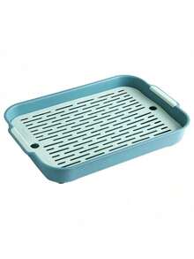 1pc - Double-Layer Square Drainable Pet Toilet Made Of Pp Material, Removable And Washable, Suitable For Rabbits, Guinea Pigs And Other Small Animals, Suitable For All Seasons. - Multicolor - View 6