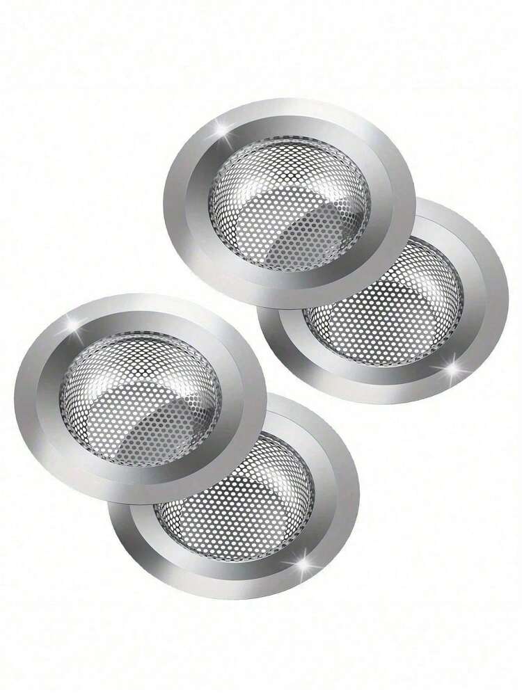 1个厨房水槽排水过滤器和塞子，银色圆形空心排水塞，不锈钢垃圾处理器塞，通用防堵塞厨房水槽过滤网篮过滤器，圣诞节节日礼物 - 銀色. - 查看 8