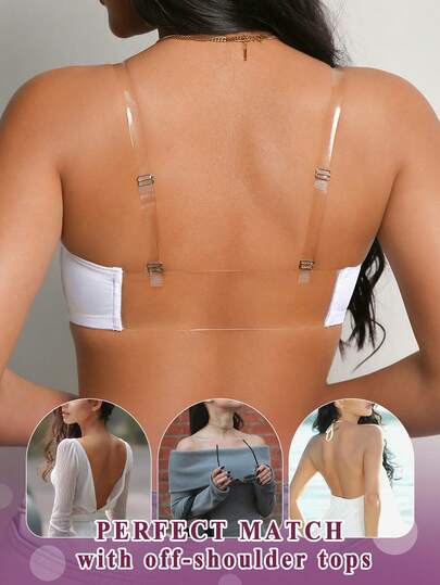 DesireSculpt 1pc Women's Sexy Lace Wireless Front Closure Plunge Push Up Backless Bra