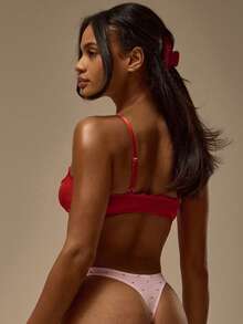 MUSERA ESSENTIALS 印花高腰丁字裤三件装 性感内衣 约会可爱晚宴必备 春夏度假 - 彩色 - 查看 13