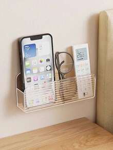 Hộp đựng điều khiển từ xa, giá đỡ điều khiển TV/máy lạnh treo tường, hộp đựng điện thoại/mỹ phẩm treo tường bằng acrylic trong suốt. - Nhiều màu - Xem 9