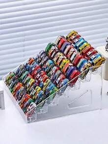 Multi-Functional Acrylic Display Stand For Toy Cars & Jewelry, Stackable Multi-Layer Showcase Organizer, Perfect Holiday Gift Ideas For Collectors - Clear - View 8