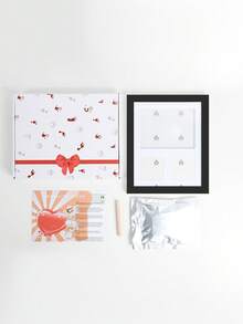 1 PC Kit DIY Pet Hand Footprint Paw Print Memorial Keepsake Photo Frame Multicolor Customizable For Pet Owners Birthday Christmas Anniversary Home Decor Gift Idea Personalized Present Craft Activity All Season Pet Memorial Gift DIY Project Fun Creative Memory Keepsake Souvenir Pet Lover Celebration Custom Paw Print Art Home Decoration - Black - View 6
