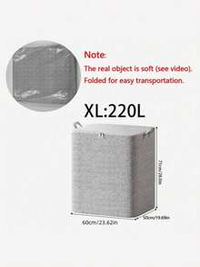 灰色箭头牌储物袋，采用加厚无纺布制成，可折叠设计，超大容量，适用于衣柜整理、搬家用品，节省空间。 - 米白色 - 查看 11