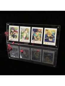 亚克力动漫角色游戏收藏卡片展示架照片透明加厚谷美收纳展示框 6.5x9.1厘米 - 黑色 - 查看 8