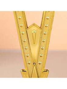 1个金色奖杯星形塑料奖杯工艺纪念品歌舞比赛奖励奖杯学校奖励用品 - 彩色 - 查看 4