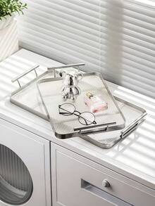 Rectangular , Home Dessert Plates, Hotel Restaurant Coffee Plates, Tea Plates, Fruit Plates, Sushi Plates, Steak Plates, Bread Plates, Snack Wooden Display Plates, Transparent Textured Cup Plates - Black - View 5