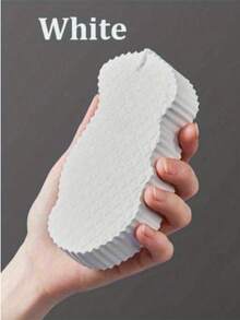 1pc Universal 3D Embossed Loofah Sponge, Body Cleaning Tool - Grey - View 10