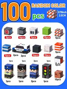 MINKOJA Magnetic Block Set, Magnetic Blocks, Creative Games, Gift For Children Aged 3 And Over, ,Travel Toy,Easter,Building Blocks,Building Block Sets,Magnetic Blocks - Multicolor - View 10