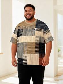 Manfinity Joysei Duck Pattern Print Design On Abdominal Muscles, Men's Fashionable Summer Casual Sportswear, Men's Top - Multicolor - View 3