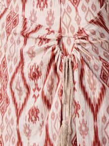 Nöista Mini Wrap Skirt In Jacquard Fabric. - Apricot - View 5