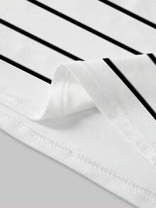 Franclia Camiseta de tirantes casual y versátil con estampado de rayas para mujer - Multicolor - Ver 5