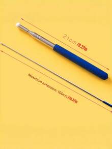 1 Pc Retractable Teacher'S Pointer, Blackboard Pointer, Teaching Stick, Teaching Rod, Classroom Pointer, Whiteboard Touchscreen Pen Stick - single piece - View 2