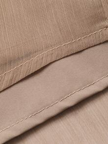 DAZY Women's Loose Chiffon Asymmetrical Hem Casual Summer Camisole Top - Apricot - View 8