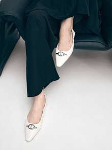 Mnmlis Women Flats - White - View 9