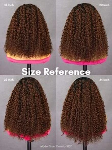 QUICK WEAR 9AM HAIR Wear Go Half Wig Water Wave Flexible Fit 3 In 1 Half Wig With Drawstring Natural Hairline Ombre Brown Wig Seamless Beginner Friendly Wear And Go Glueless Human Hair Wig Natural Hairline 180% Density 14-16 Bob Inch 18-28 Regular Inch Unprocessed Virgin Hair Fashion School Supplies Hair Stuff Gifts - S1B/33 - View 5