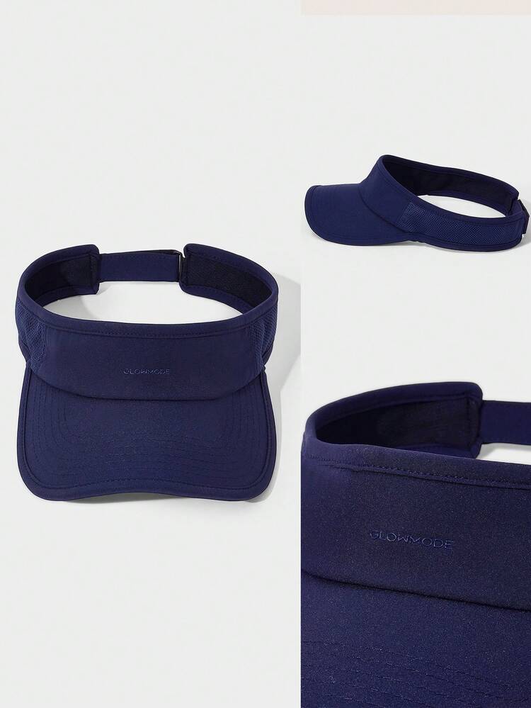Focus On Point Sweat-Wicking Quick-Drying 3D Print Adjustable Back Closure Visor Golf Tennis Pickleball Daily Casual Wear