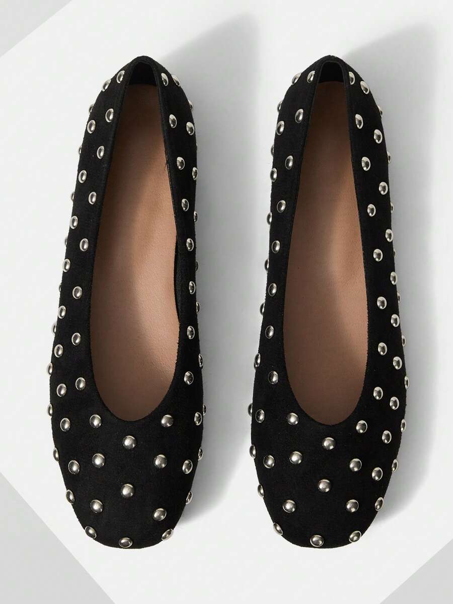 Mnmlis Women's Flats - Black - View 1