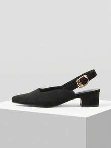 Mnmlis Tacones para mujer - Negro - Ver 4