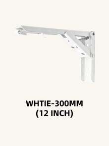 Stainless Steel Foldable Shelf Bracket (2 Packs) Spring-Movable Space-Saving DIY Wall-Mounted Partition Triangular Support Shelf Bracket For Tables And Benches, Includes Screws - Multicolor - View 18