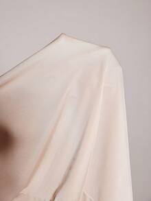 Slumberist Camisola Longa Feminina com Recortes de Renda, Alças Finas e Fenda, Vestido de Camisola Sexy de Renda, Confortável para a Primavera e Verão - Damasco - Visão 7