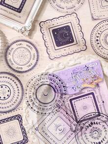 1 Set Of 6 Pcs Lost Flower Wreath Stickers, Journal Stickers, Journal Sticker Bag, Journal Material - suit - View 1