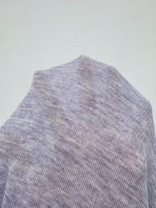 SHEIN LUNE Women's Casual Solid Color Summer Vacation Commute Daily Basic Fashion Top - Dusty Purple - View 7