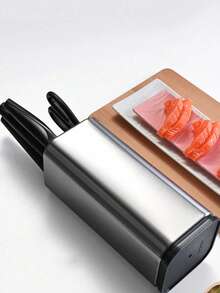 厨房刀架可自由插入多功能刀架中 - 銀色 - 查看 5