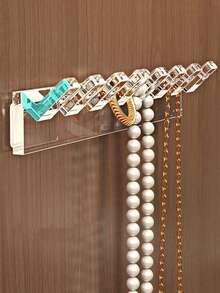 3-9 Piece Set Of 8-Hole Wall Mounted Jewelry Storage Rack With Necklace, Bracelet, And Earring Hooks - Anti Entanglement Display Rack, Jewelry Tower - Multicolor - View 4