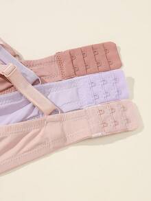 3pcs/Set Women's Underwire Bras - Multicolor - View 6