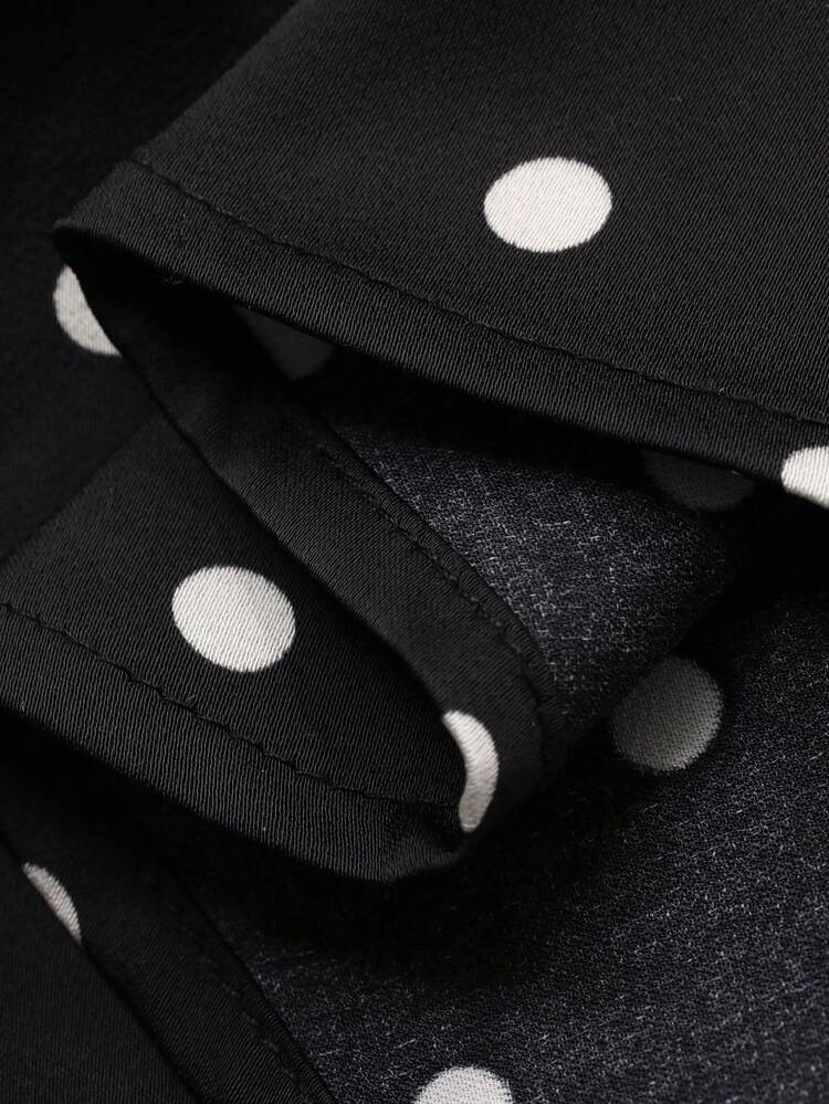Women's Casual Polka Dot Print Dress For Vacation Sundress Summer