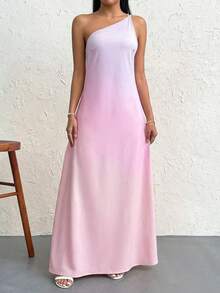 Firerie Đầm dự tiệc/hẹn hò màu ombre dành cho nữ - Bụi tím - Xem 3