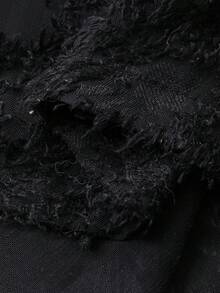 FRIFUL 女士提花腰带阔腿宽松连体裤 - 杏色 - 查看 7