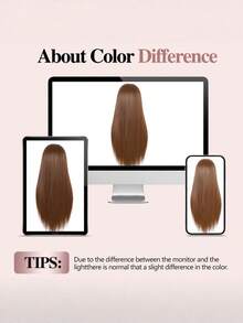 1 Piece Of 26 Inch 100% Blended Synthetic Fiber Wig, Gold DIY Bridal Hairstyle,Gift Grooming And Beauty Practice Wig - Multicolor - View 5