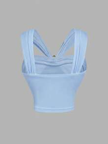 SHEIN MOD 两件套V领金属装饰黑白衬衫，适合返校、度假、派对、下午茶、复古上衣、外出、秋季、优雅、复古风、节日、办公室、工作、返校、机场等场合。 - 彩色 - 查看 5