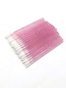 100pcs/50pcs Professional Lip And Eyelash Brushes - High-Quality Disposable, Sparkling Crystal Lashes, Ultra-Fine Micro Brushes For Precise Eyelash Extension Applicator And Gentle Makeup Cleaner - Beauty Makeup Tools - Multicolor - View 6