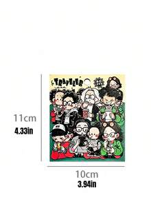 1 Set Of 6 Pcs Energetic Pet Stickers, Journal Sticker Pack, Stickers, Cartoon Stickers, Journal Materialset - suit - View 2