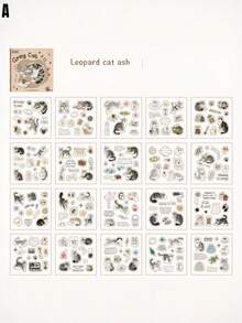 Plush Self-Healing Stickers, Pet Journal Sticker Book, Sticker Book, Cute Sticker Booklet. - suit - View 10