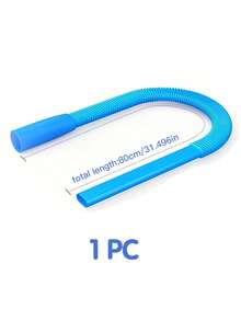 1根烘干机排气管清洁软管，带弹性通用接头的烘干机绒毛吸尘器软管附件，烘干机排气管清洁工具，吸尘器软管，适用于大多数吸尘器 - 藍色 - 查看 10